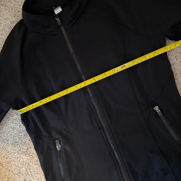 ATHLETA GIRL Black Zip-Up Jacket XXL 16 - Picture 4 of 5